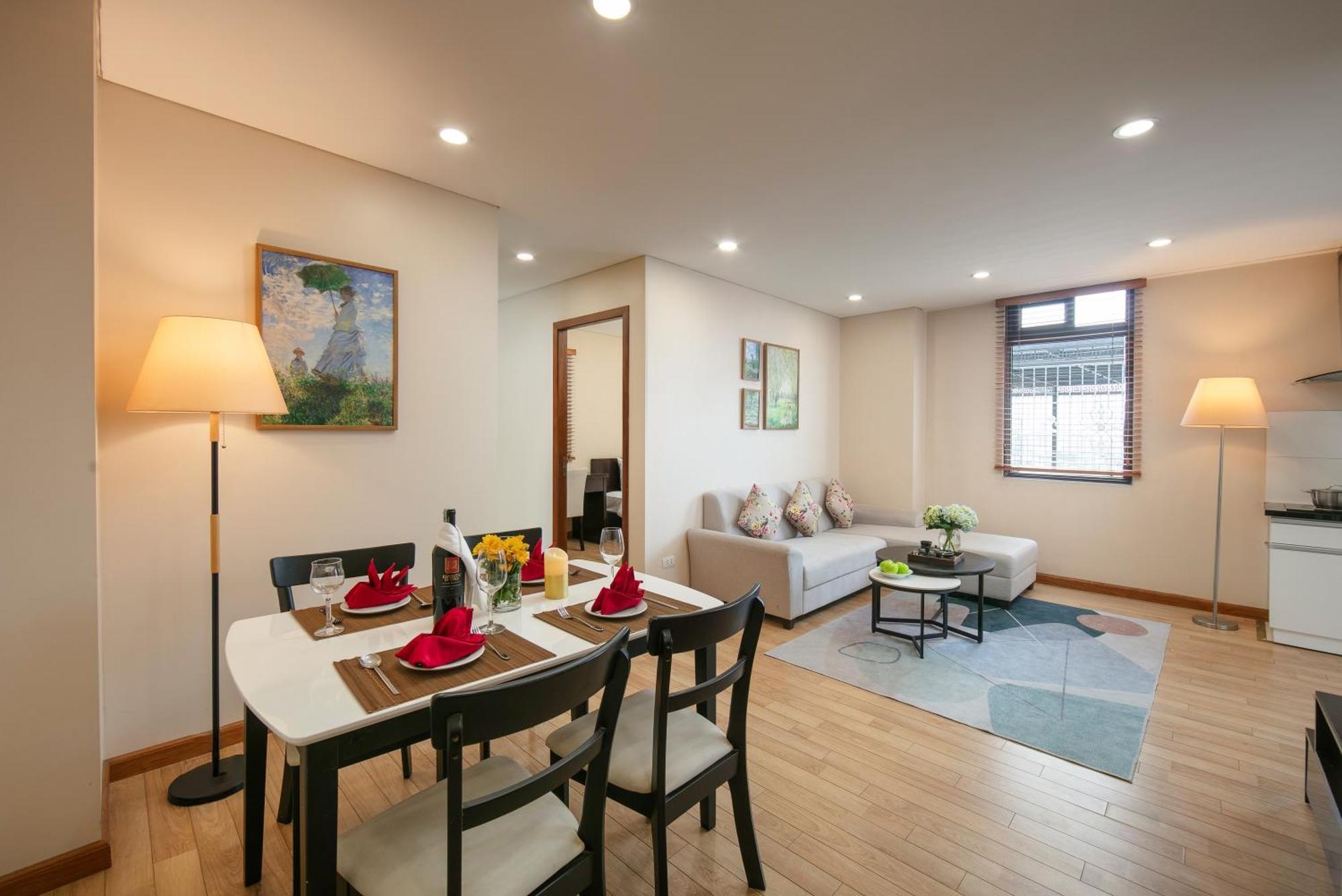 Hb Serviced Apartment - 121B Quan Hoa Ханой Екстериор снимка