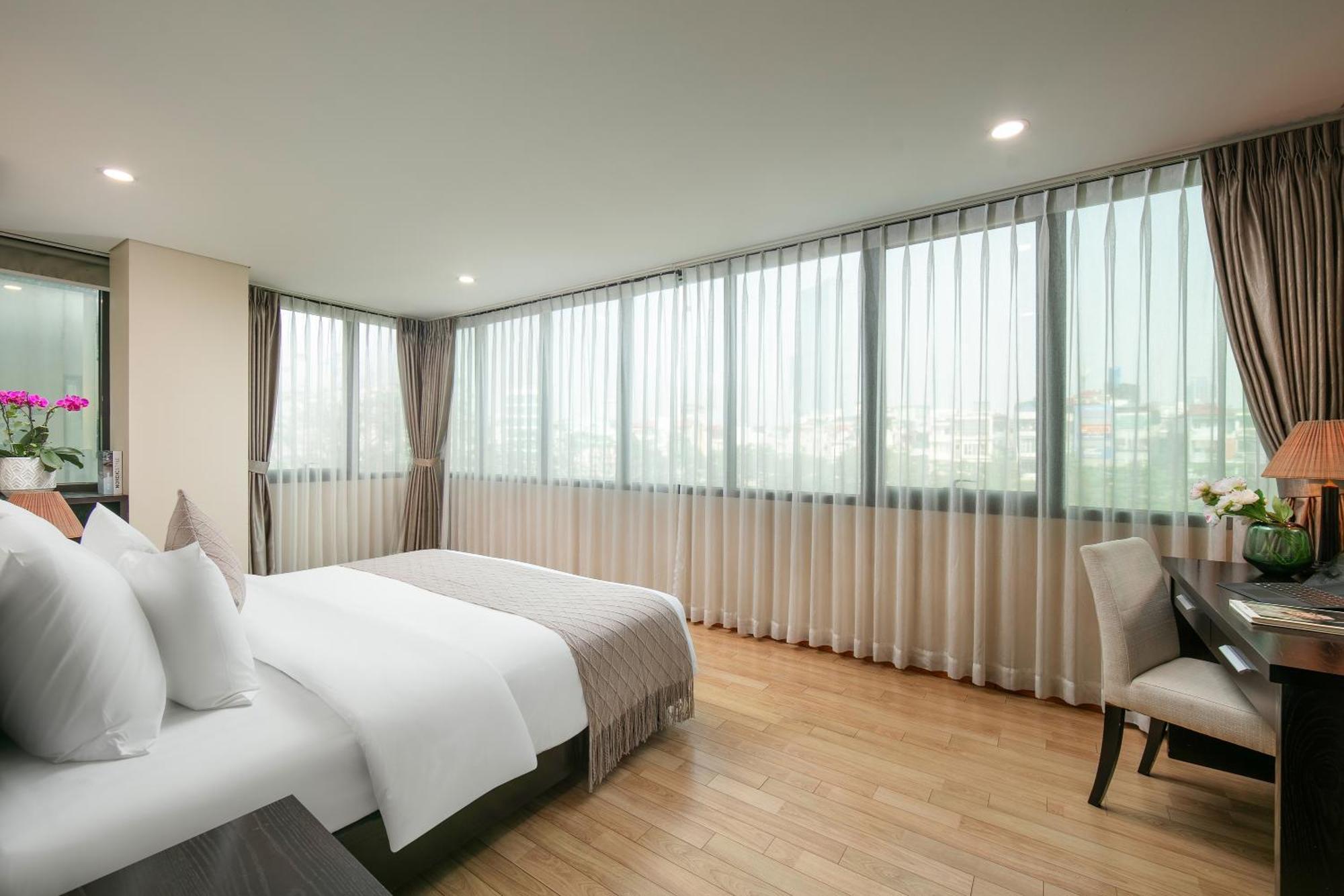 Hb Serviced Apartment - 121B Quan Hoa Ханой Екстериор снимка