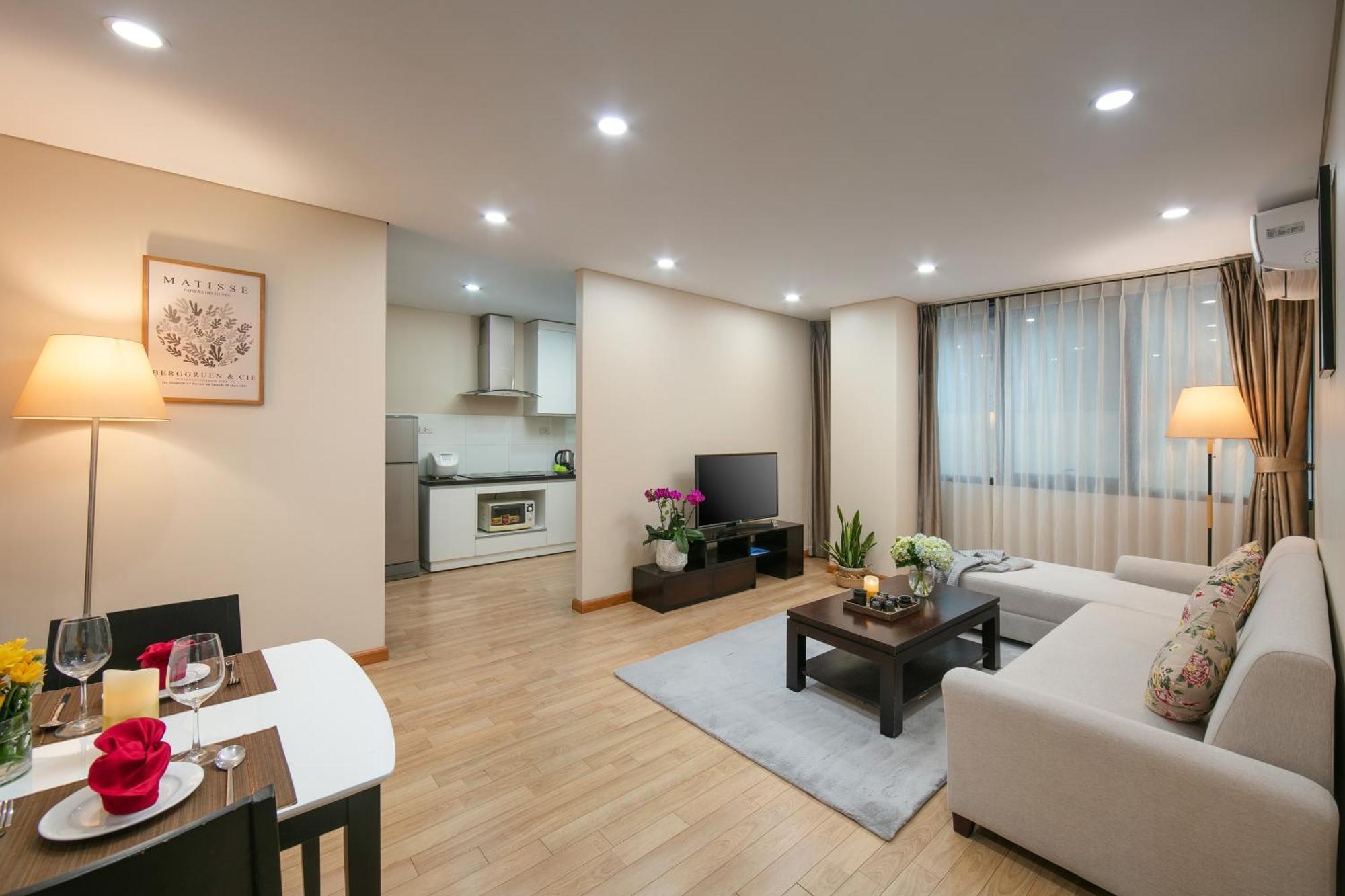 Hb Serviced Apartment - 121B Quan Hoa Ханой Екстериор снимка