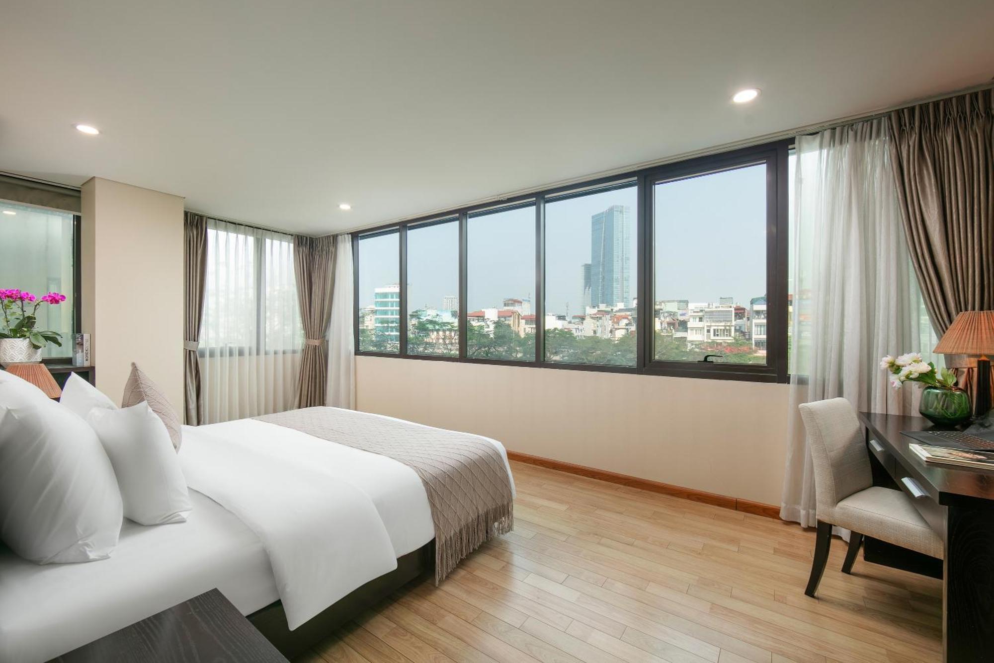Hb Serviced Apartment - 121B Quan Hoa Ханой Екстериор снимка